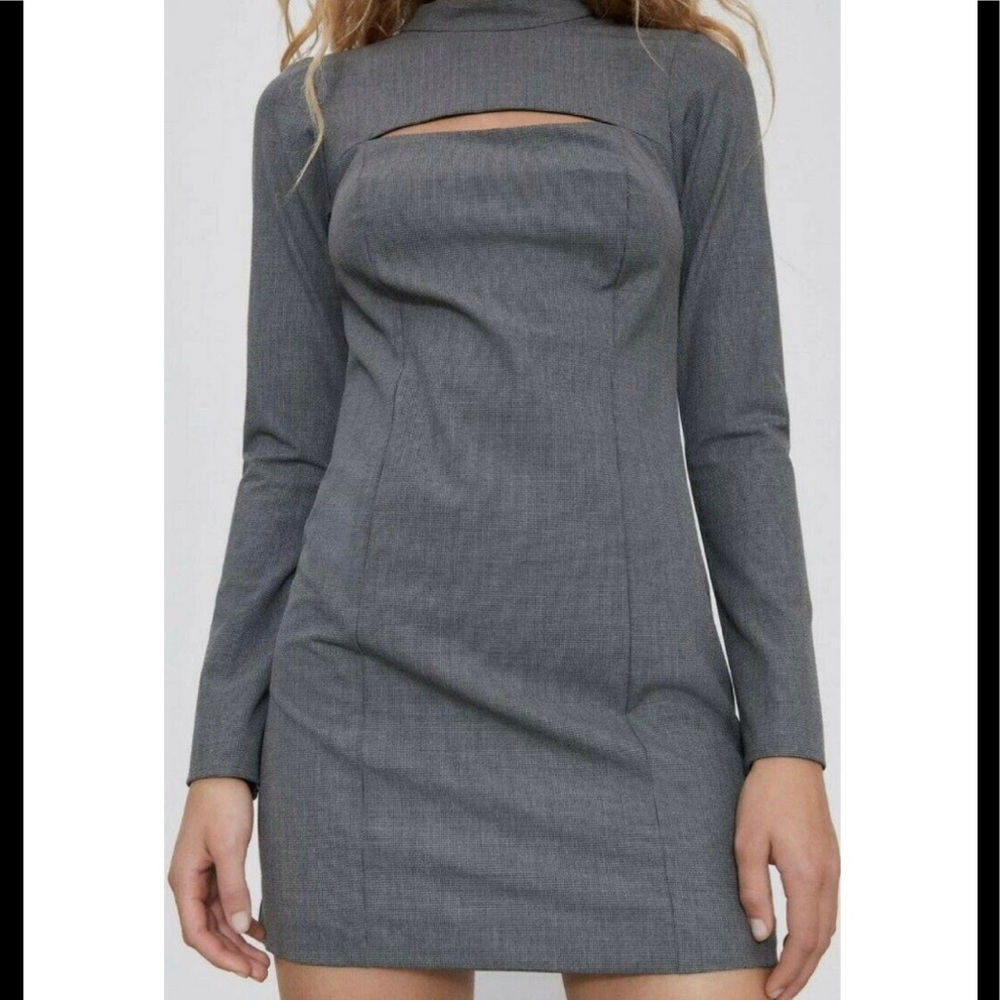 ZARA HOUNDSTOOTH DRESS - Picture 3 of 9